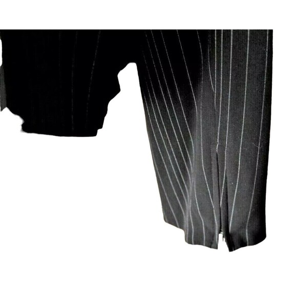 Evan Picone Black & White Pin Stripes Blazer Full Zip Women's Sz 16 NWT - Picture 6 of 7